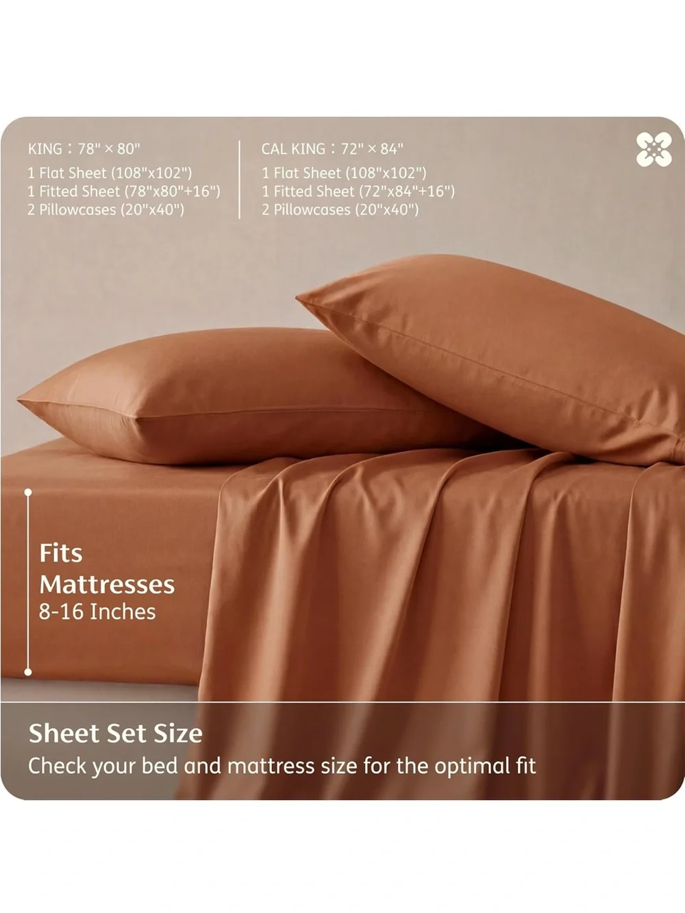 NEW Bedsure PureWoven Rayon Sheet Set Derived from Bamboo